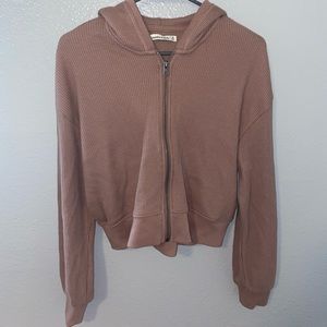 Abercrombie & Fitch Lounge Cropped Jacket